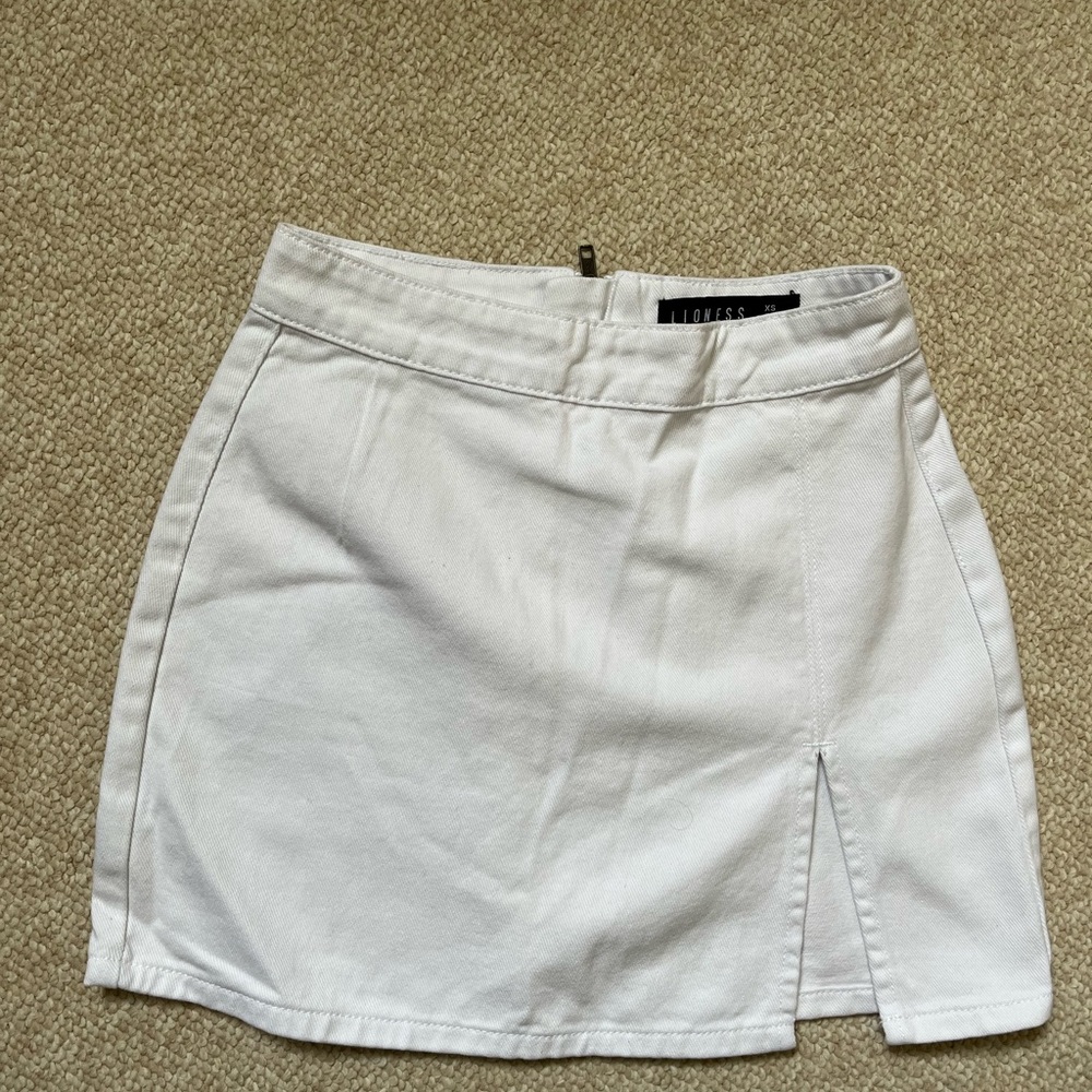 Lioness lola denim mini skirt